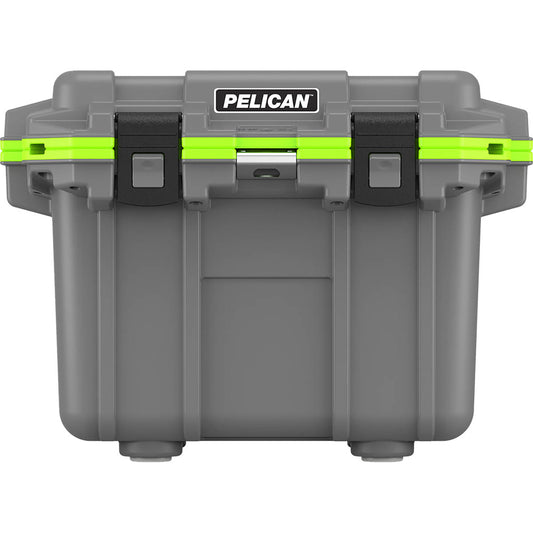 Pelican Elite Cooler Grey/Green 30 qt.