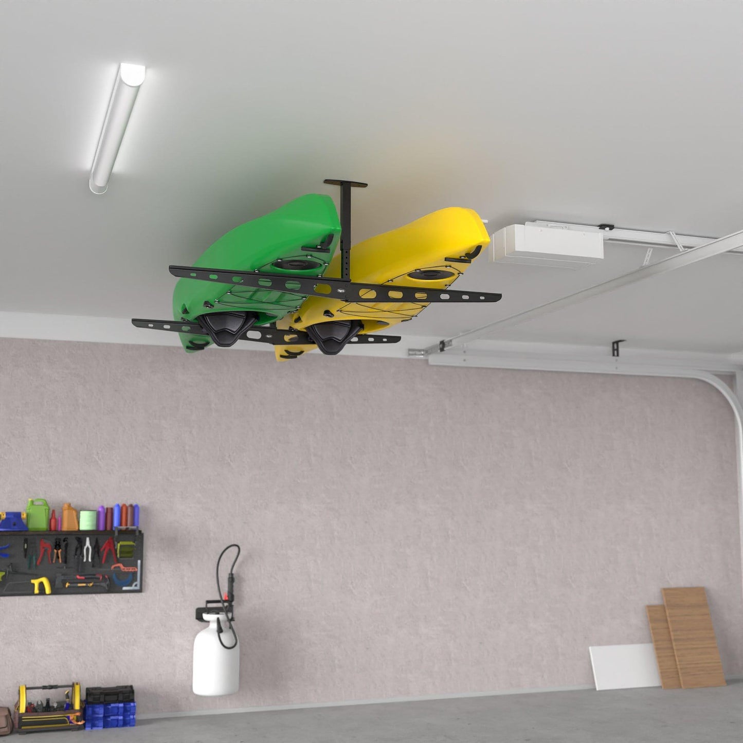 Kayak Ceiling Mounted Storage Rack