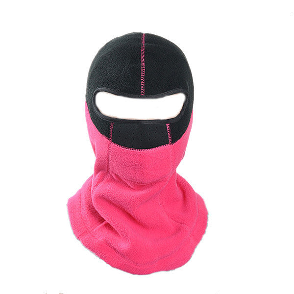 Unisex Outdoor Warm Windproof CS Fleece Cap Cheek Mask Hat Riding Skiing Hat Hood