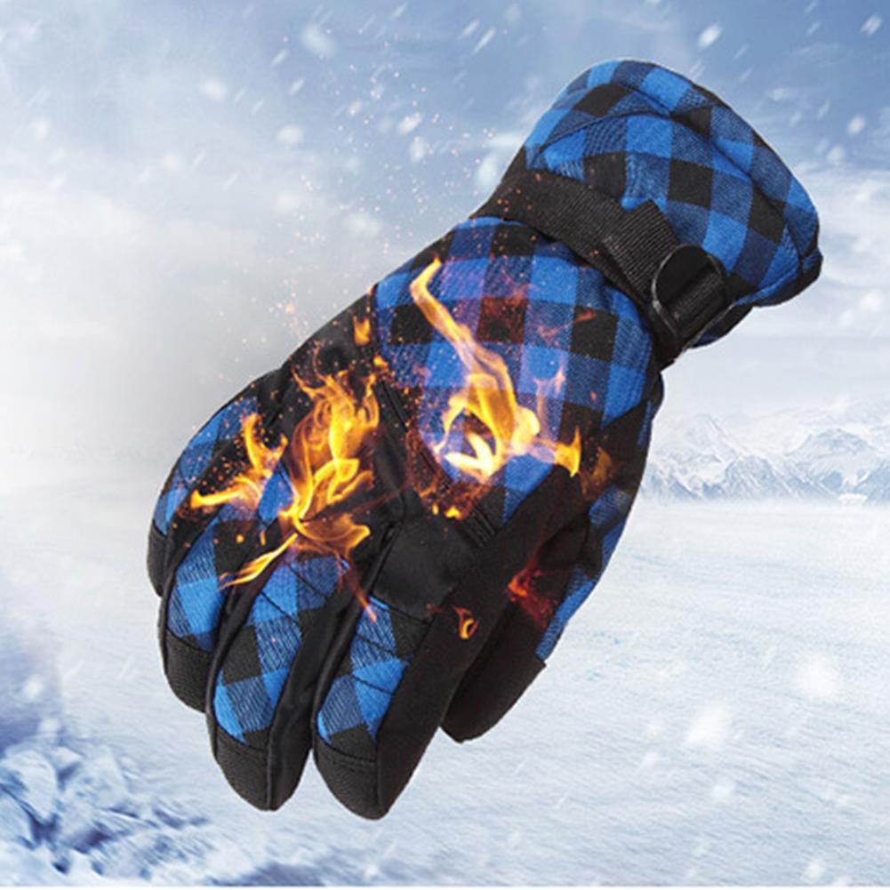 AOTU Winter Outdoor Sport Exercise Waterproof Gloves Thickening Climbing Mountain Riding Skiing Warm