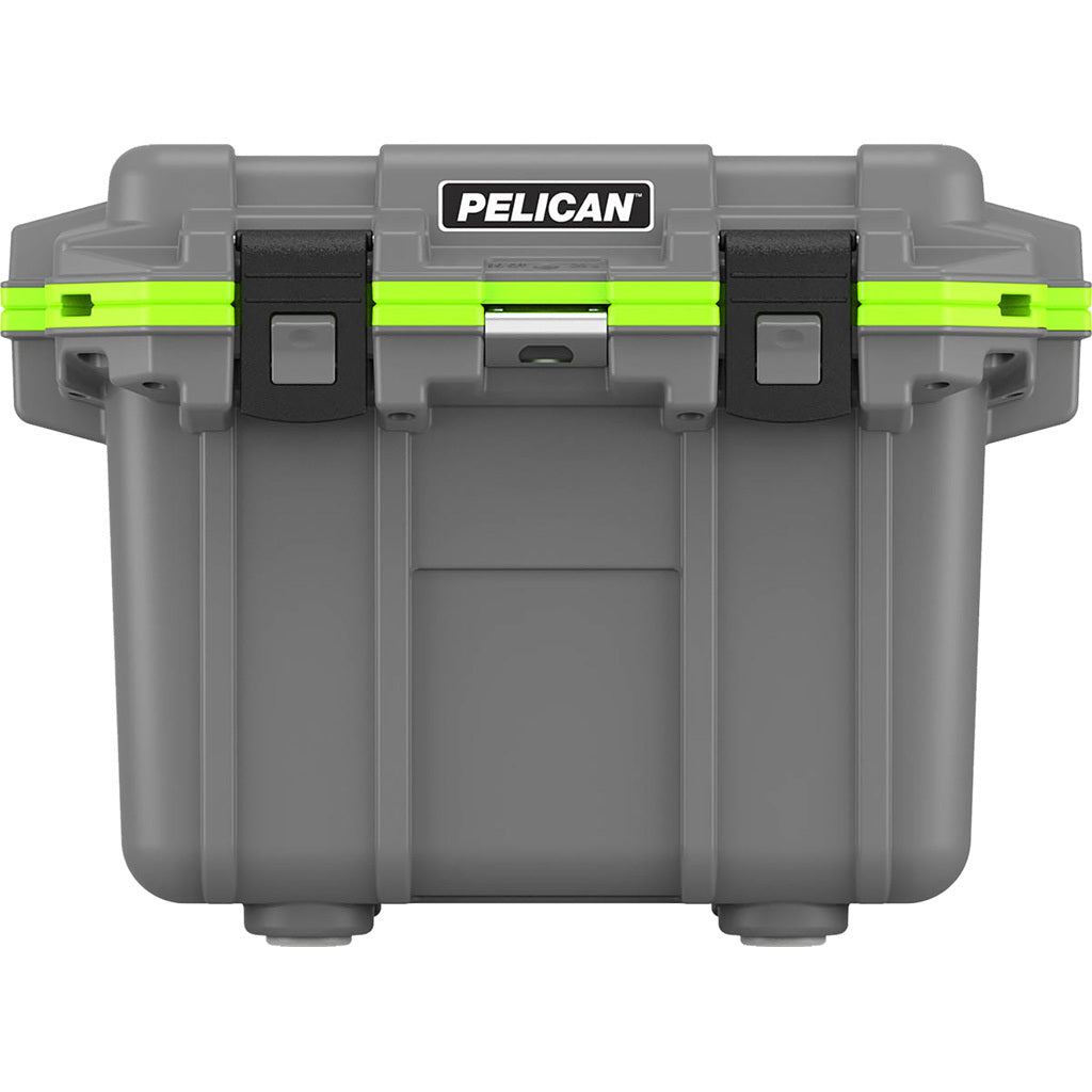 Pelican Elite Cooler Grey/Green 30 qt.