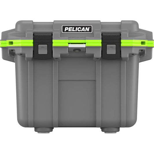 Pelican Elite Cooler Grey/Green 30 qt.