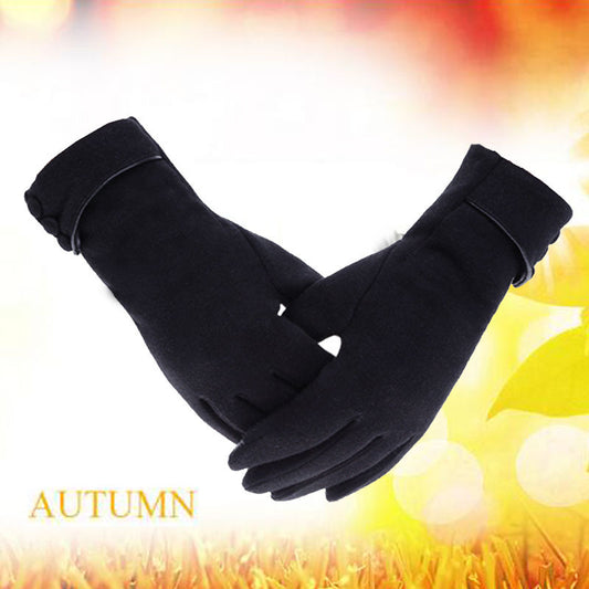 Women Unisex Warm Touch Screen Fleece Gloves No-Slip Cycling Outdoor Windproof Ski Gloves