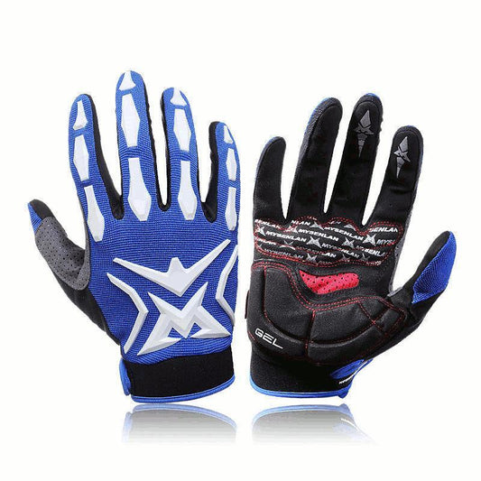 Outdoor Adult Kids Cycling Bike GEL Shockproof Sport Full Finger Ski Gloves