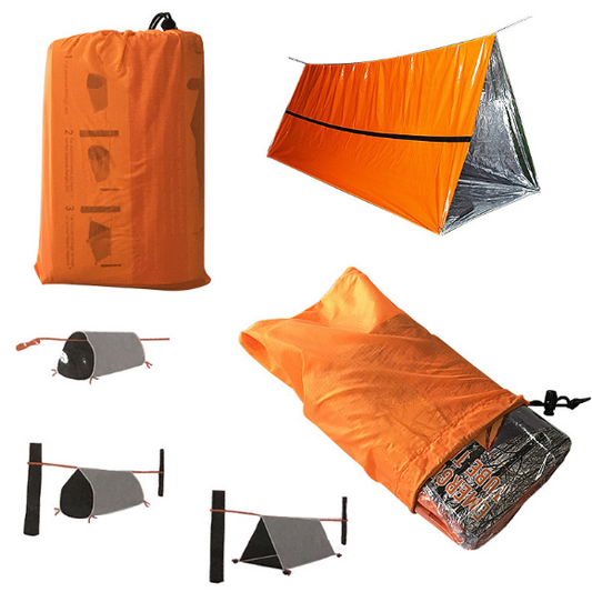 Color: B Set - Outdoor Camping Emergency Tent