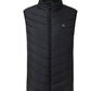 Color: Black, Size: M - Heated Vest Smart Electric Heating Jacket Men Women Waistcoat Winter