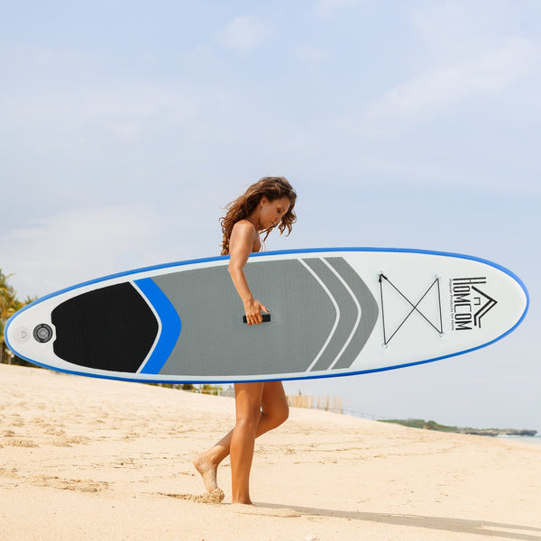 Soozier Inflatable Stand Up Paddle Board, 10'×30×4 Lightweight &