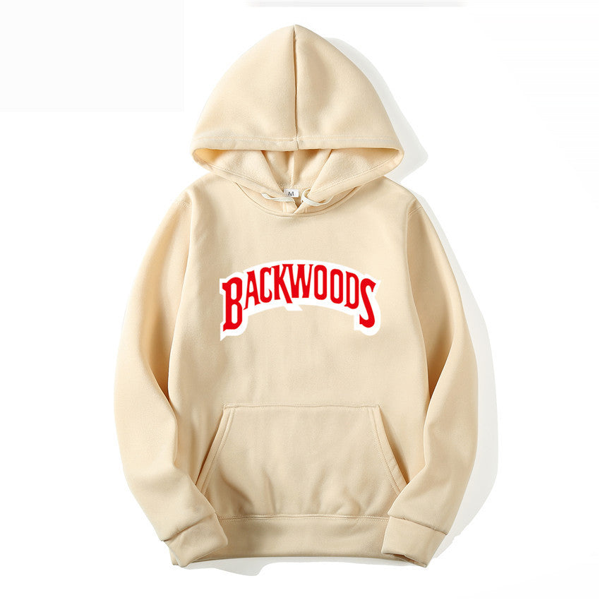 Color: Khaki, Size: S - BACKWOODS Sweatshirt Hip Hop Fashion Hoodie