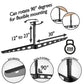 Kayak Ceiling Mounted Storage Rack