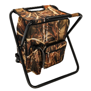 Camco Camping Stool Backpack Cooler