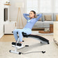 Multifunction Folding Full Body Strength Training Gym Bench - Color: Black