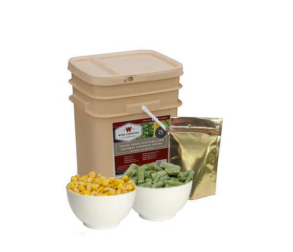 120 Serving Freeze Dried Vegetable Bucket