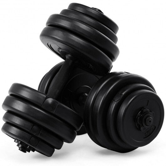 64 lbs Adjustable Weight Dumbbell Set