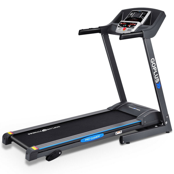 2.25 HP Folding Electric Motorized Power Treadmill Machine with LCD Display - Size: 2-2.75 HP