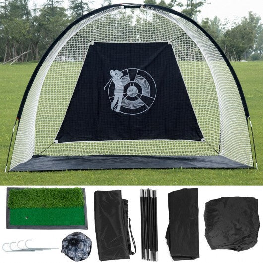 3-in-1 Portable 10 Feet Golf Practice Set