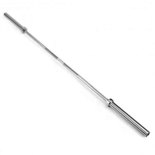 1000 lbs Weight Lifting Barbell - Color: Silver