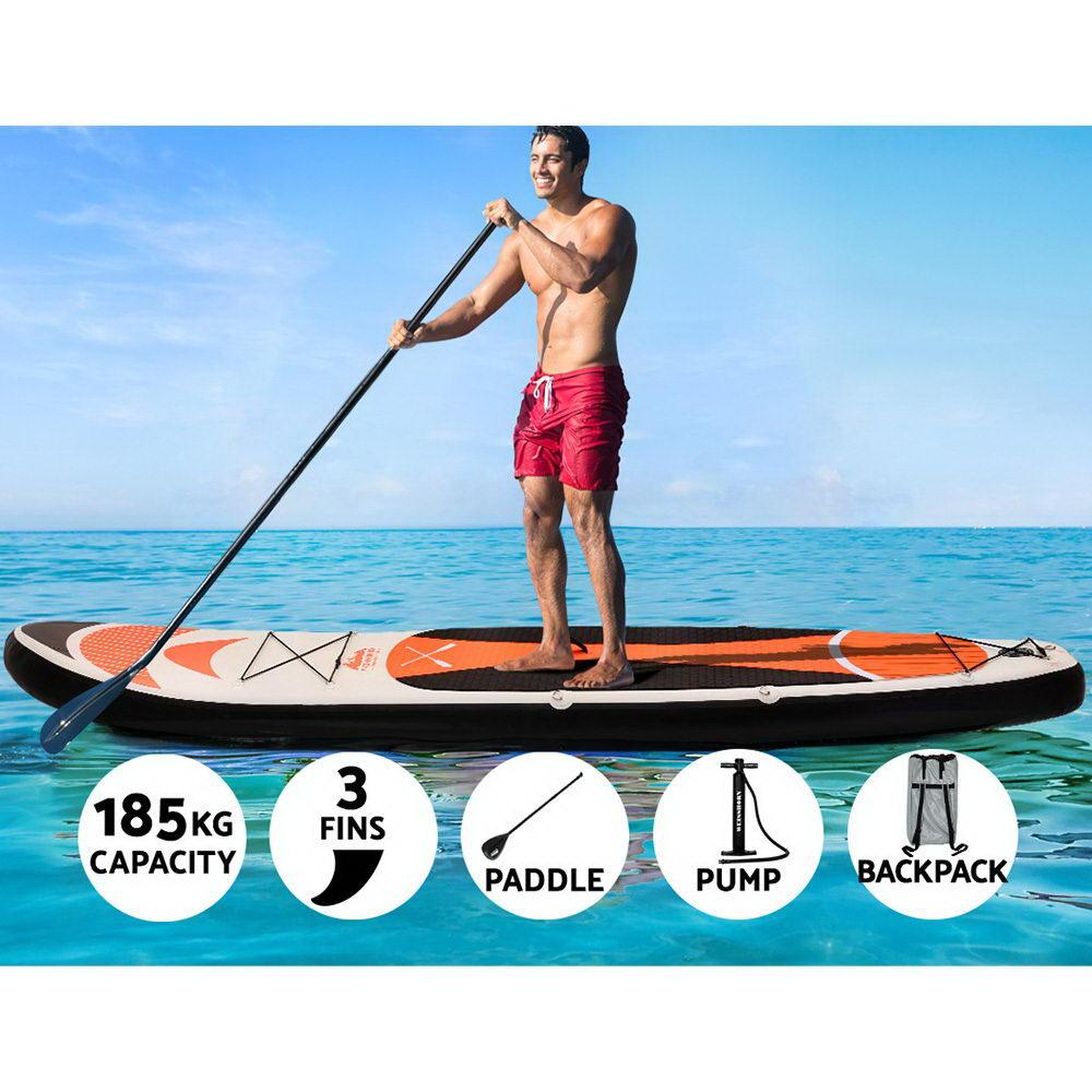 Weisshorn Stand Up Paddle Board 11FT Inflatable SUP Surfborads 15CM