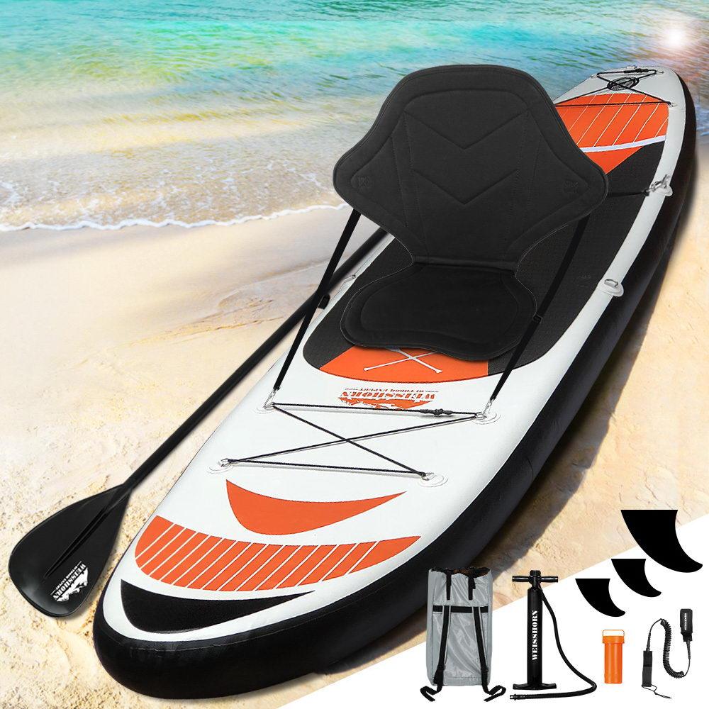 Weisshorn Stand Up Paddle Board 11FT Inflatable SUP Surfborads 15CM