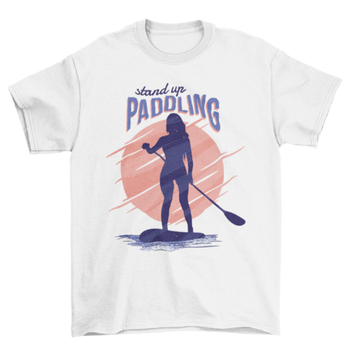 Stand up paddling t-shirt