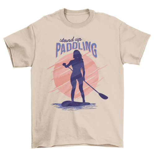 Stand up paddling t-shirt