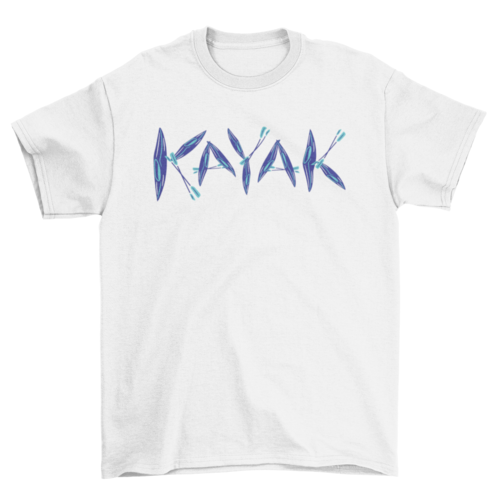 Kayak t-shirt design