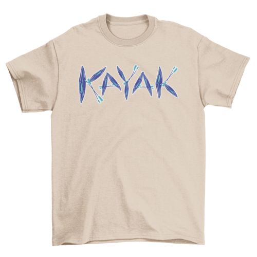 Kayak t-shirt design