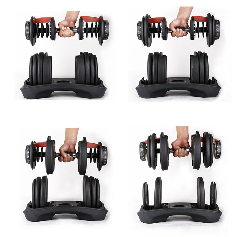 Options: 40KG(88.18 pounds),Color: Black - Men's special dumbbell automatic fast adjustable dumbbell 24kg/set 52.5 pounds gym dumbbell for man - Pack of [100]